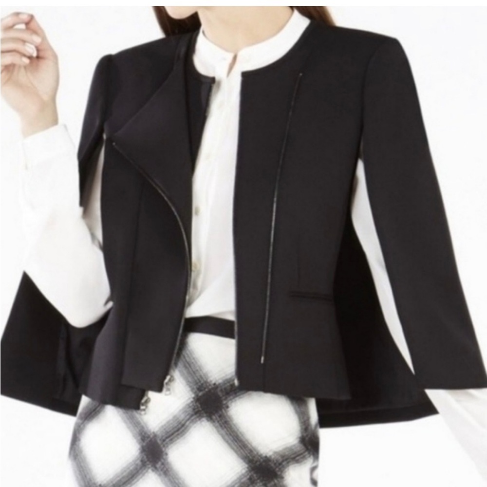Black BGBG MAX AZRIA Cape Blazer